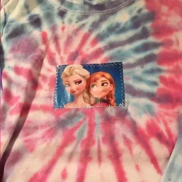 New! Frozen Tie dye T-shirt - Picture 2 of 3